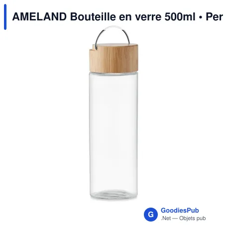 AMELAND Bouteille en verre 500ml