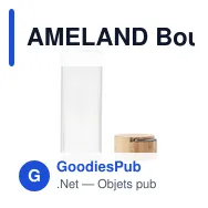 AMELAND Bouteille en verre 500ml - Miniature 2
