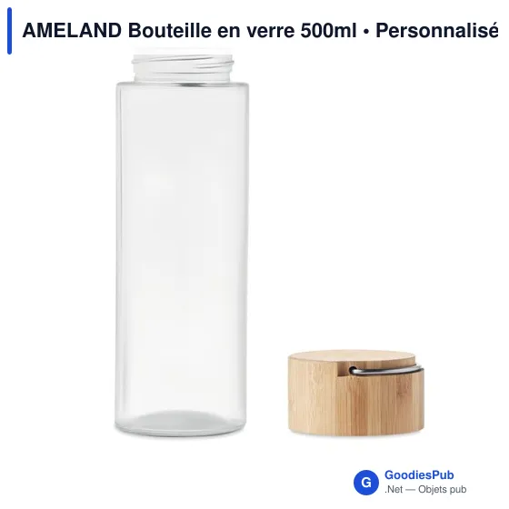 AMELAND Bouteille en verre 500ml - Image 2