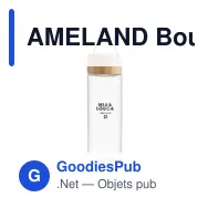 AMELAND Bouteille en verre 500ml - Miniature 3