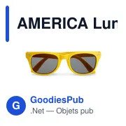AMERICA Lunettes de soleil protect. UV - Miniature 2