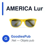 AMERICA Lunettes de soleil protect. UV - Miniature 3
