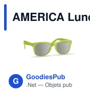 AMERICA Lunettes de soleil protect. UV - Miniature 9