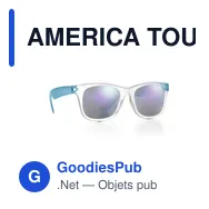 AMERICA TOUCH Lunettes de soleil miroir - Miniature 2