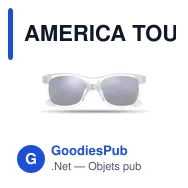 AMERICA TOUCH Lunettes de soleil miroir - Miniature 11