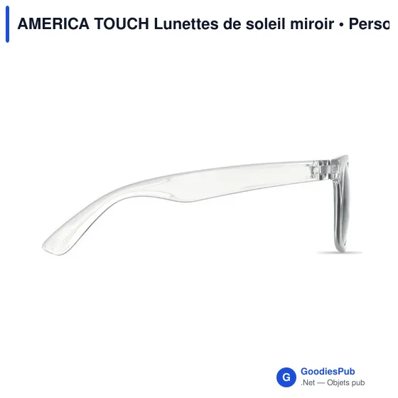 AMERICA TOUCH Lunettes de soleil miroir - Image 12