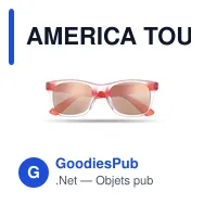 AMERICA TOUCH Lunettes de soleil miroir - Miniature 4
