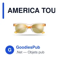 AMERICA TOUCH Lunettes de soleil miroir - Miniature 7