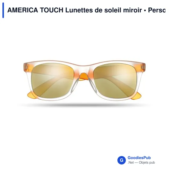 AMERICA TOUCH Lunettes de soleil miroir - Image 7