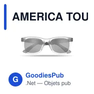 AMERICA TOUCH Lunettes de soleil miroir - Miniature 9