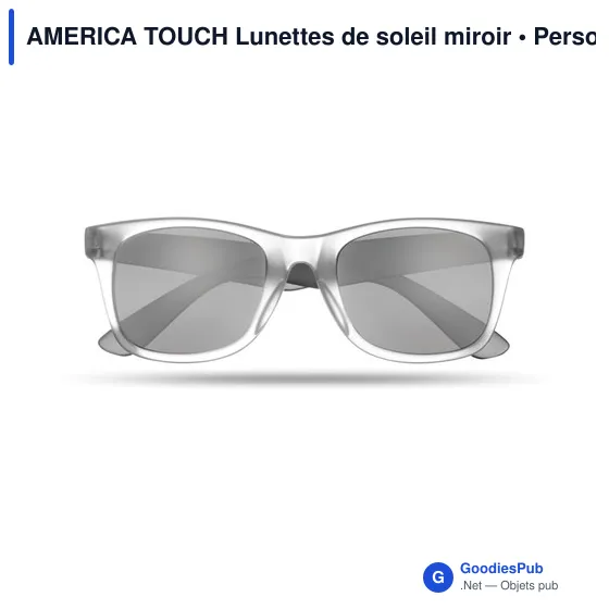 AMERICA TOUCH Lunettes de soleil miroir - Image 9