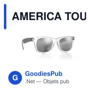 AMERICA TOUCH Lunettes de soleil miroir - Miniature 10