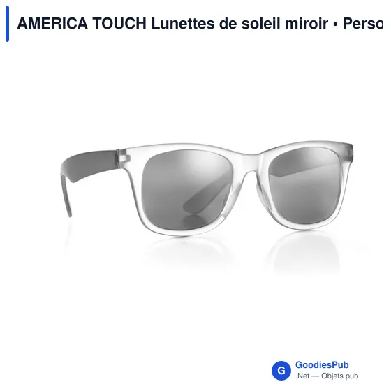 AMERICA TOUCH Lunettes de soleil miroir - Image 10