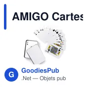AMIGO Cartes à jouer boîte étain - Miniature 3