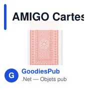 AMIGO Cartes à jouer boîte étain - Miniature 5