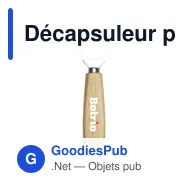 Décapsuleur personnalisable Amigo avec logo en bois - Miniature 4