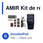 AMIR Kit de réparation pour vélo. - Miniature 1