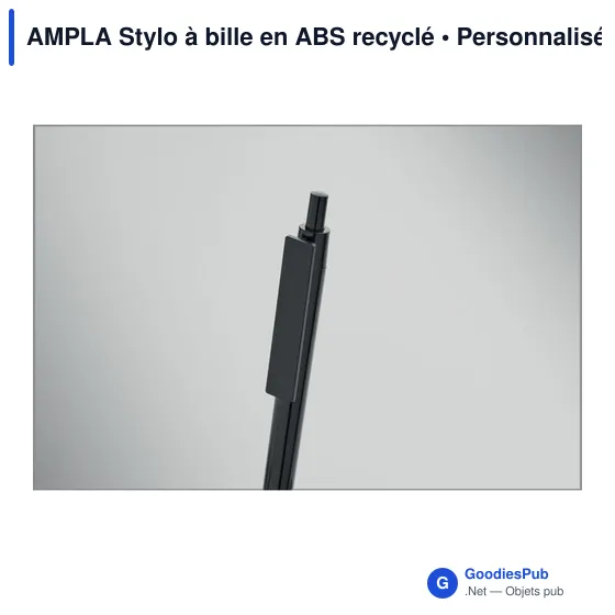 Stylo à bille personnalisable en ABS recyclé avec logo - Image 5