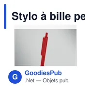 Stylo à bille personnalisable en ABS recyclé avec logo - Miniature 10
