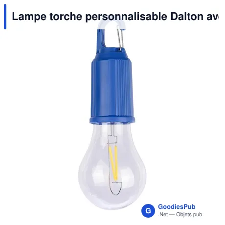 Lampe torche personnalisable Dalton avec logo