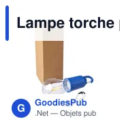 Lampe torche personnalisable Dalton avec logo - Miniature 12