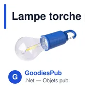 Lampe torche personnalisable Dalton avec logo - Miniature 10