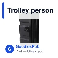 Trolley personnalisable en ABS recyclé avec logo - Amsterdam - Miniature 11