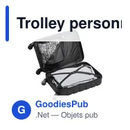 Trolley personnalisable en ABS recyclé avec logo - Amsterdam - Miniature 12