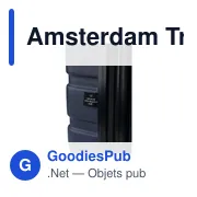 Trolley personnalisable en ABS recyclé avec logo - Amsterdam - Miniature 5