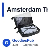 Trolley personnalisable en ABS recyclé avec logo - Amsterdam - Miniature 6