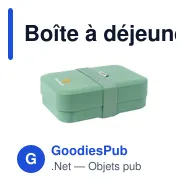 Boîte à déjeuner personnalisable Amuse Classic Lunchbox Large avec logo - Miniature 2