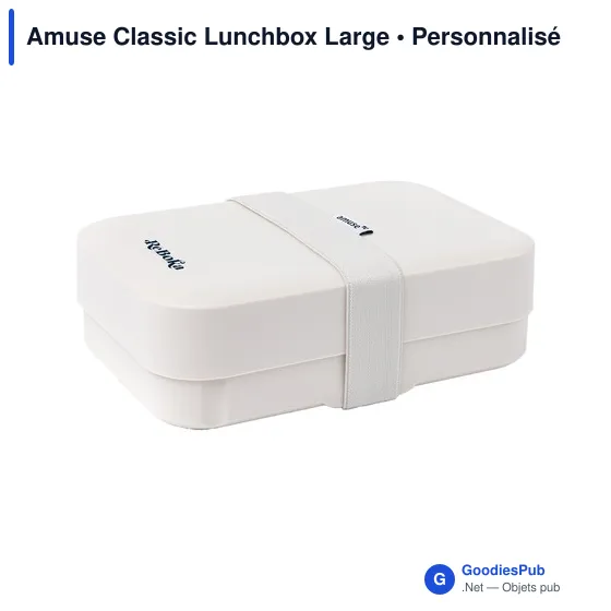 Boîte à déjeuner personnalisable Amuse Classic Lunchbox Large avec logo - Image 4