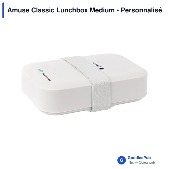 Boîte à déjeuner personnalisable Amuse Classic Lunchbox Medium avec logo - Image 1