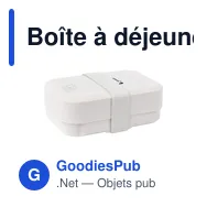 Boîte à déjeuner personnalisable Amuse Classic Lunchbox Medium avec logo - Miniature 2