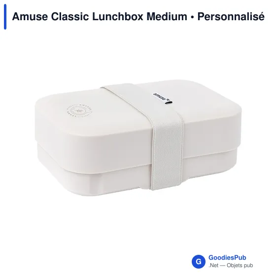 Boîte à déjeuner personnalisable Amuse Classic Lunchbox Medium avec logo - Image 2