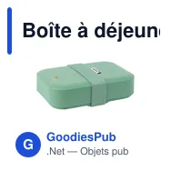 Boîte à déjeuner personnalisable Amuse Classic Lunchbox Medium avec logo - Miniature 3