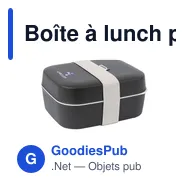 Boîte à lunch personnalisable Amuse Lunchbox 3-in-1 avec logo - Miniature 2