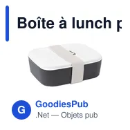 Boîte à lunch personnalisable Amuse Lunchbox 3-in-1 avec logo - Miniature 3