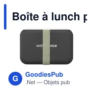 Boîte à lunch personnalisable Amuse en plastique recyclé avec logo - Miniature 8