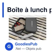 Boîte à lunch personnalisable Amuse en plastique recyclé avec logo - Miniature 9