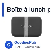Boîte à lunch personnalisable Amuse en plastique recyclé avec logo - Miniature 10