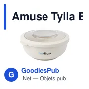 Bol réutilisable personnalisable Amuse Tylla 1 L avec logo - Miniature 1
