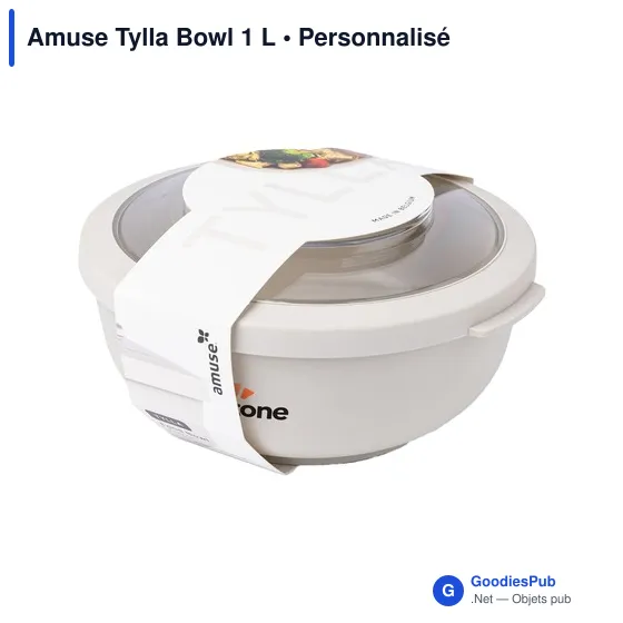 Bol réutilisable personnalisable Amuse Tylla 1 L avec logo - Image 2