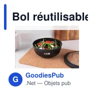 Bol réutilisable personnalisable Amuse Tylla 1 L avec logo - Miniature 11