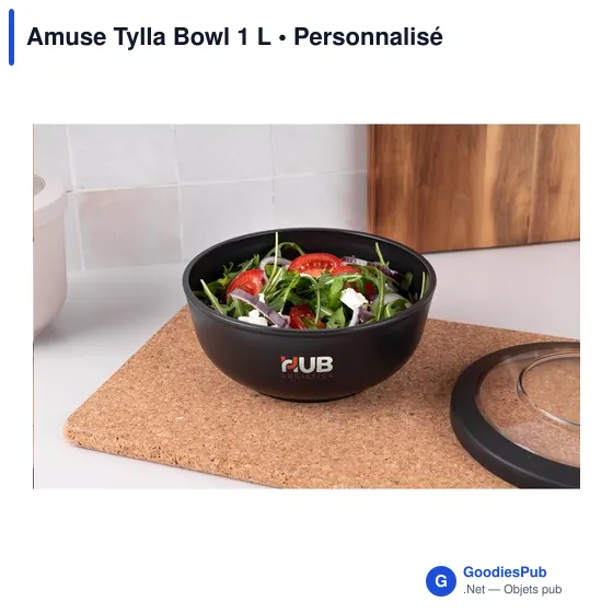 Bol réutilisable personnalisable Amuse Tylla 1 L avec logo - Image 11