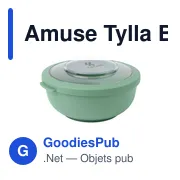 Bol réutilisable personnalisable Amuse Tylla 1 L avec logo - Miniature 5