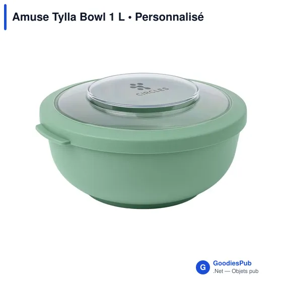 Bol réutilisable personnalisable Amuse Tylla 1 L avec logo - Image 5
