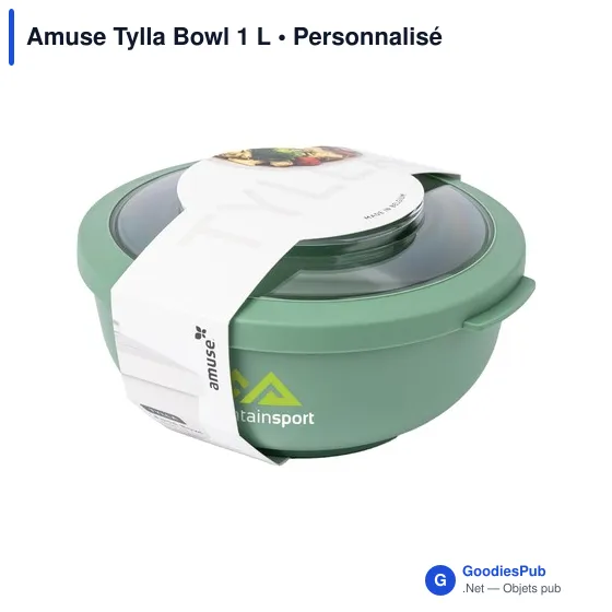 Bol réutilisable personnalisable Amuse Tylla 1 L avec logo - Image 6