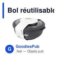 Bol réutilisable personnalisable Amuse Tylla 1 L avec logo - Miniature 10