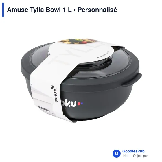 Bol réutilisable personnalisable Amuse Tylla 1 L avec logo - Image 10